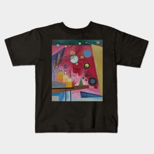 Kandinsky Abstract Painting Heavy Red Kids T-Shirt